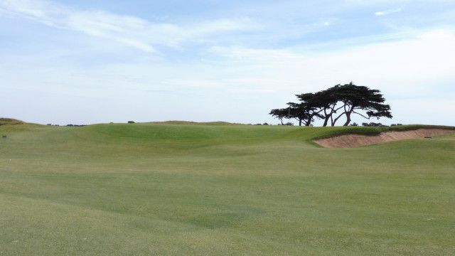 The 11th green at Barwon Heads Golf Club