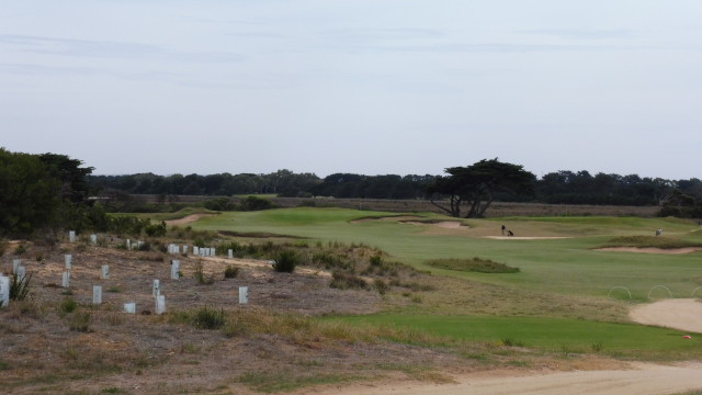 The 11th tee at Barwon Heads Golf Club