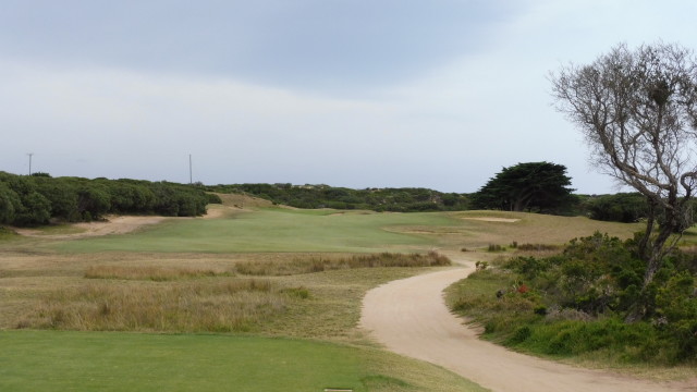 The 12th tee at Barwon Heads Golf Club