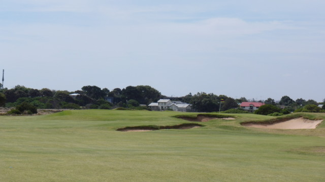 The 14th fairway at Barwon Heads Golf Club