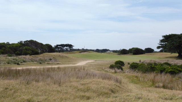 The 14th tee at Barwon Heads Golf Club