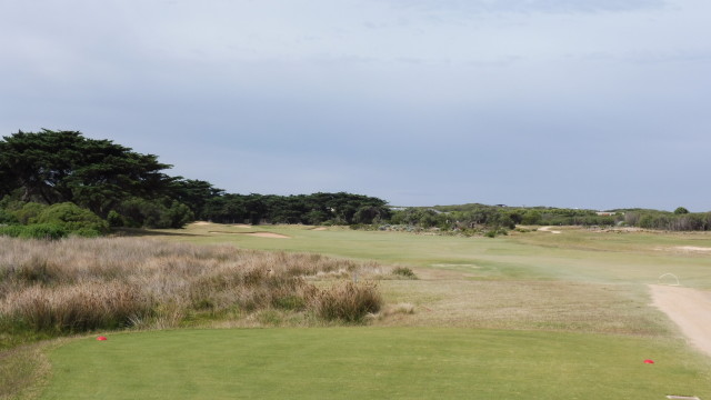 The 15th tee at Barwon Heads Golf Club