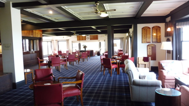 The bar at Barwon Heads Golf Club