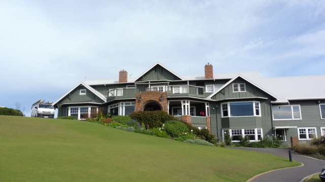 The clubhouse at Barwon Heads Golf Club