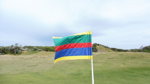 Pinflag at Barwon Heads Golf Club