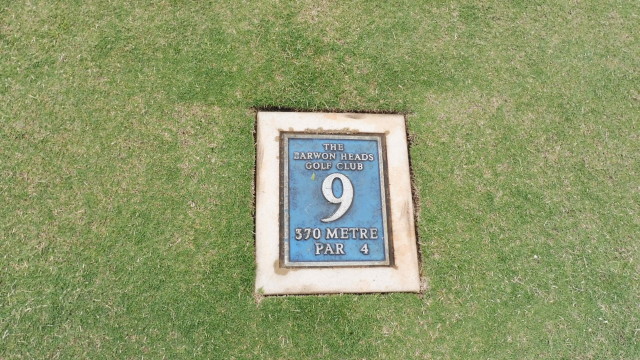 Tee markers at Barwon Heads Golf Club